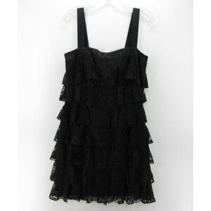 Laundry by Shelli Segal Dress 4 Lace Tiered Cocktail Party $380 NEW